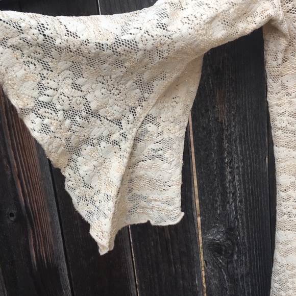 Vintage 90's Bebe floral lace wrap top - Picture 7 of 15